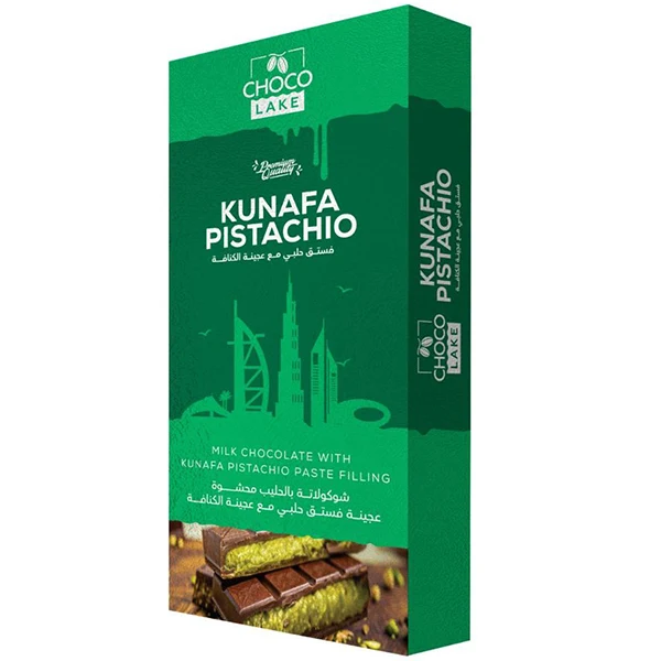 Chocolake - Dubai Chocolate Bar 10x190 GR