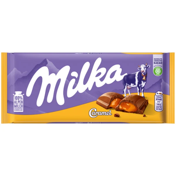 Milka - Caramel 18x100 GR
