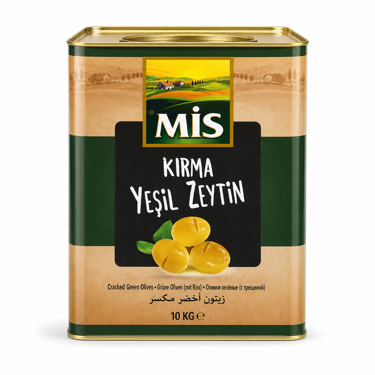 ERMIS CRACKED GREEN OLIVE 10KG