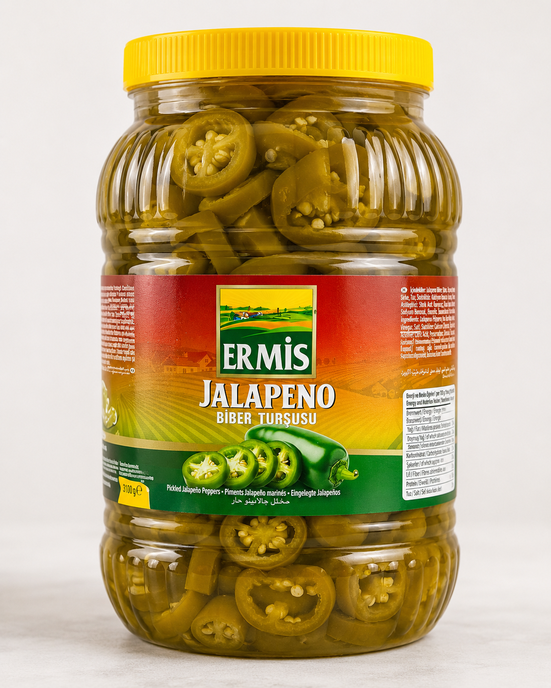 ERMIS PICKLED JALAPENO 3000CC